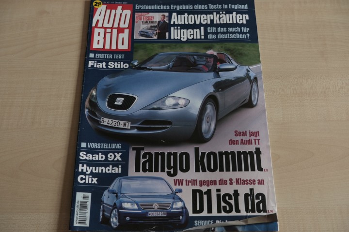 Deckblatt Auto Bild (42/2001)